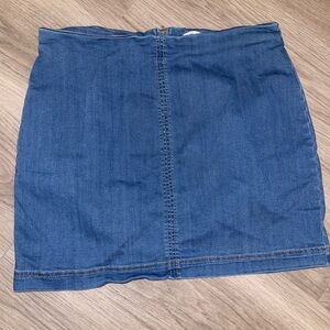 Tinseltown Classic Blue Mini Skirt